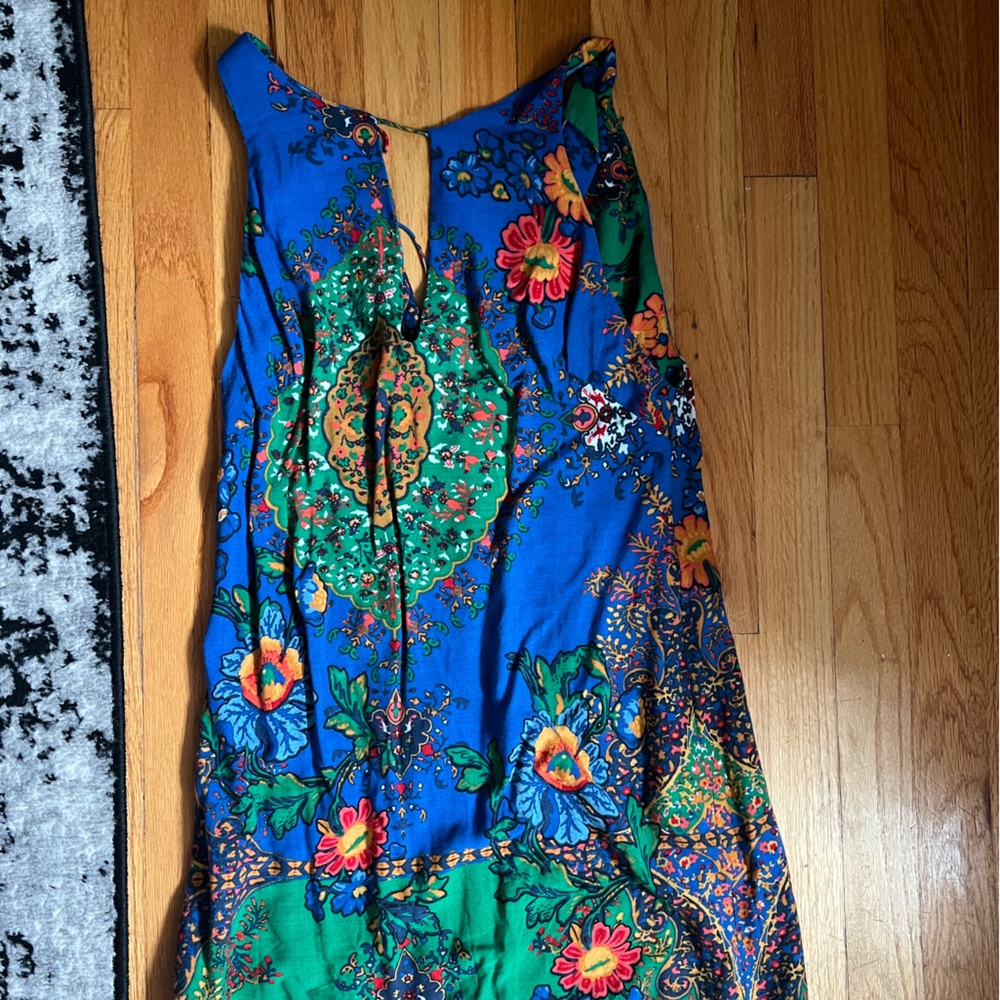 FARM Rio Blue Printed Mini Dress